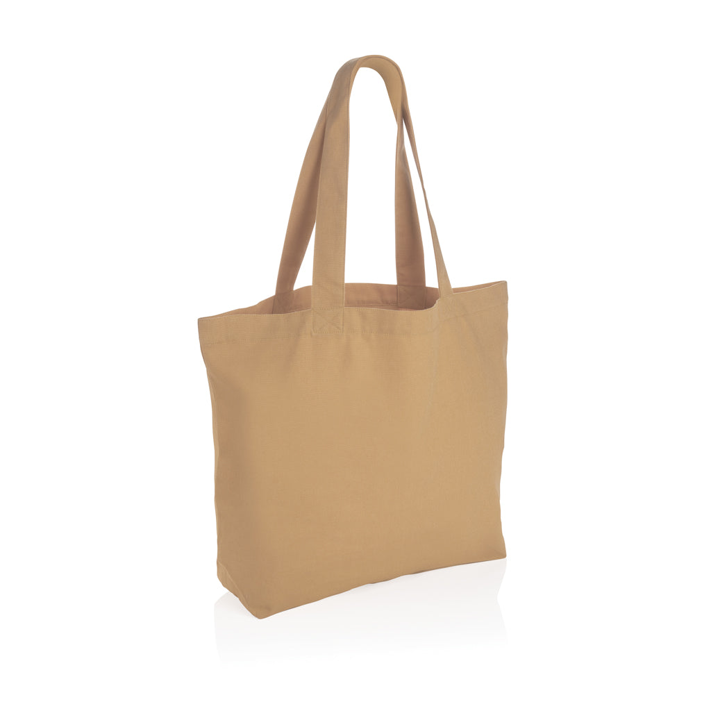 Impact Aware™ 240g/m² rcCanvas Shopper + Tasche, ungefärbt – braun
