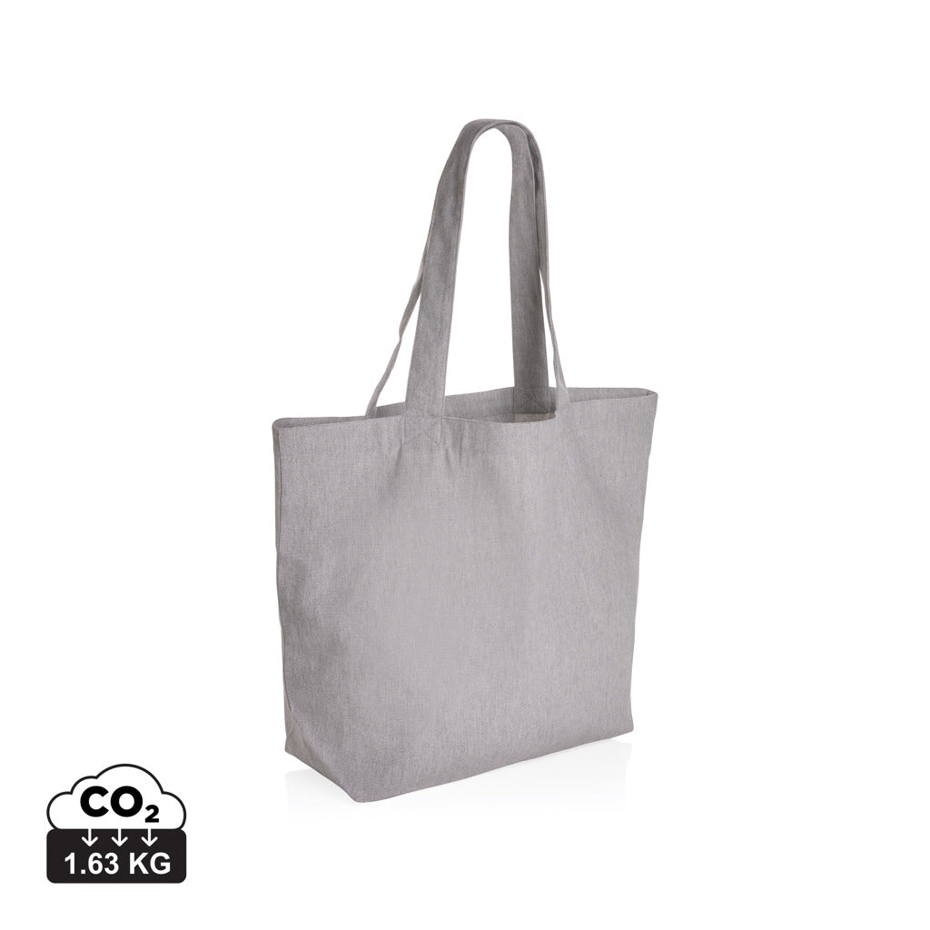 Impact Aware™ 240g/m² rcCanvas Shopper + Tasche, ungefärbt – grau