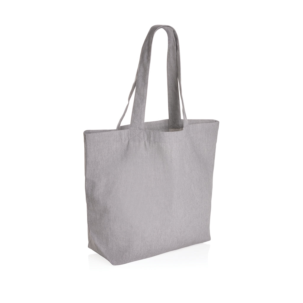 Impact Aware™ 240g/m² rcCanvas Shopper + Tasche, ungefärbt – grau