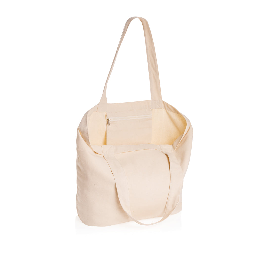 Impact Aware™ 240g/m² rcCanvas Shopper + Tasche, ungefärbt – off white
