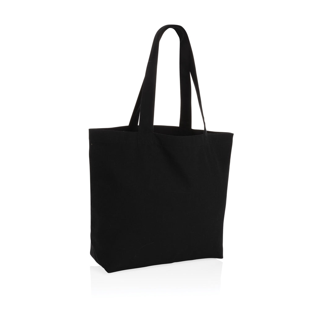 Impact Aware™ 240g/m² rcCanvas Shopper + Tasche, ungefärbt – schwarz