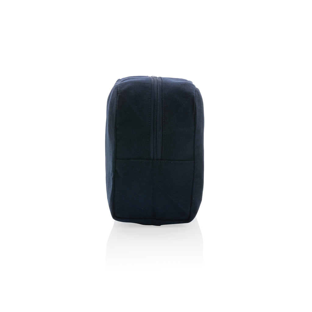 Impact Aware™ 285g/m² Kosmetiktasche aus ungefärbtem Canvas – navy blau