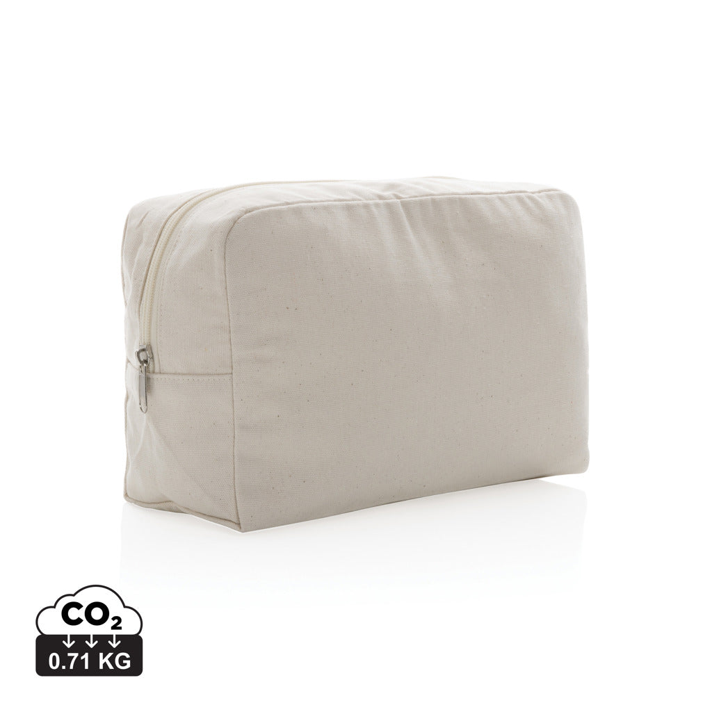 Impact Aware™ 285g/m² Kosmetiktasche aus ungefärbtem Canvas – off white
