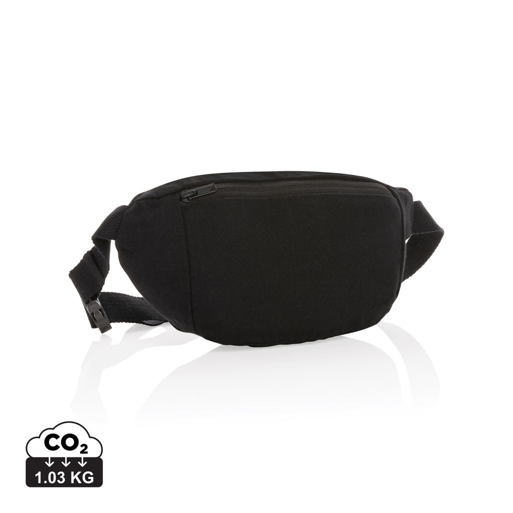 Impact Aware™ 285g/m² ungefärbte rCanvas-Gürteltasche – schwarz