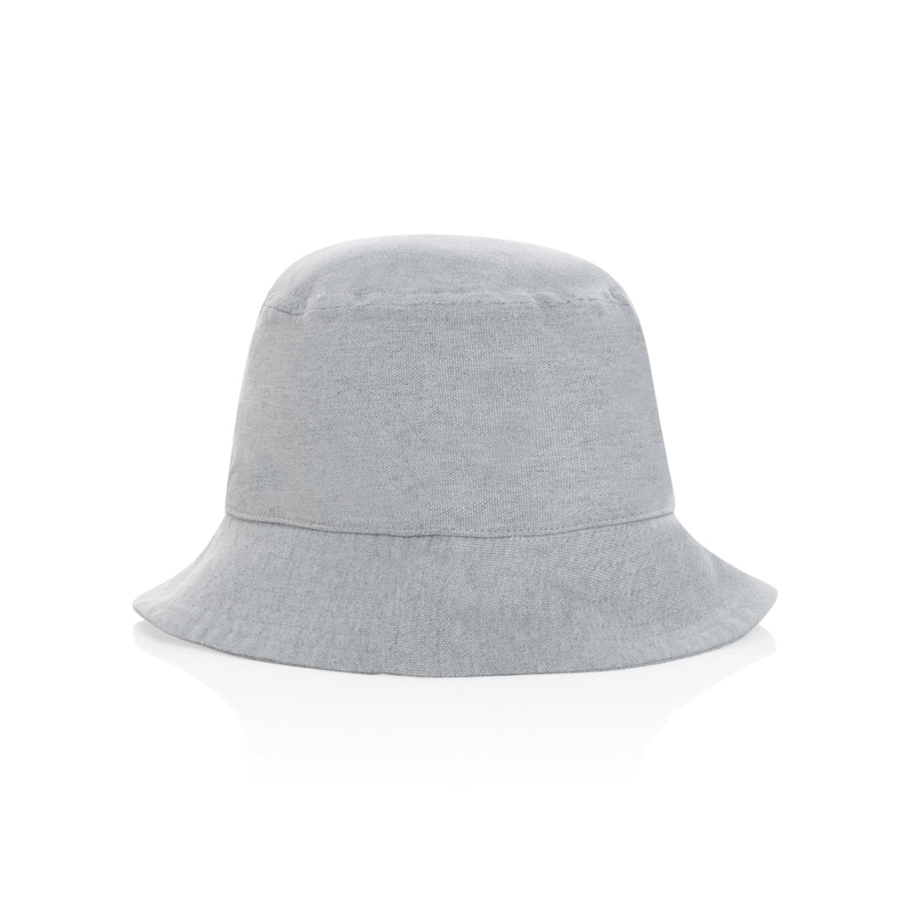 Impact AWARE™ 285g/m² ungefärbter rCanvas-OneSize-Fischerhut – grau