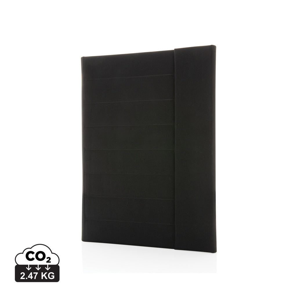 Impact Aware™ A4 Portfolio mit Magnetverschluss – schwarz