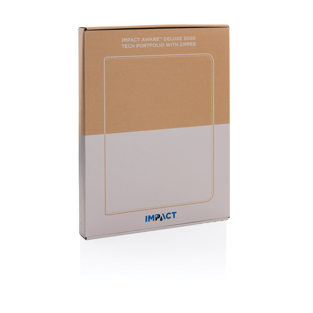 Impact Aware™ Deluxe 300D Tech Portfolio mit Reißverschluss