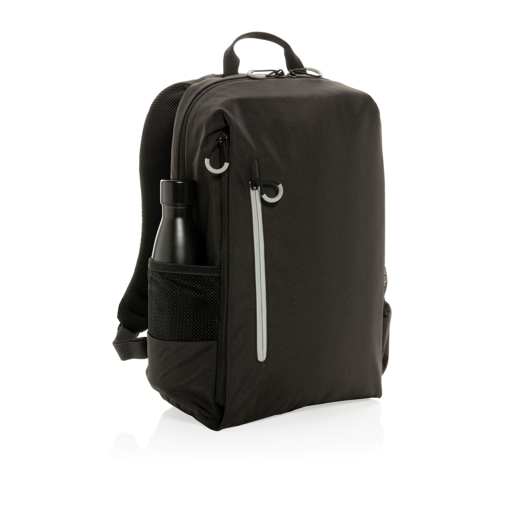 Impact AWARE™ Lima 15.6" RFID Laptop-Rucksack – schwarz