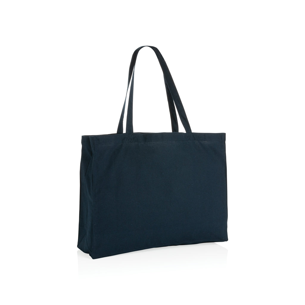 Impact AWARE™ recycelte Baumwoll-Shopper 145gr – navy blau