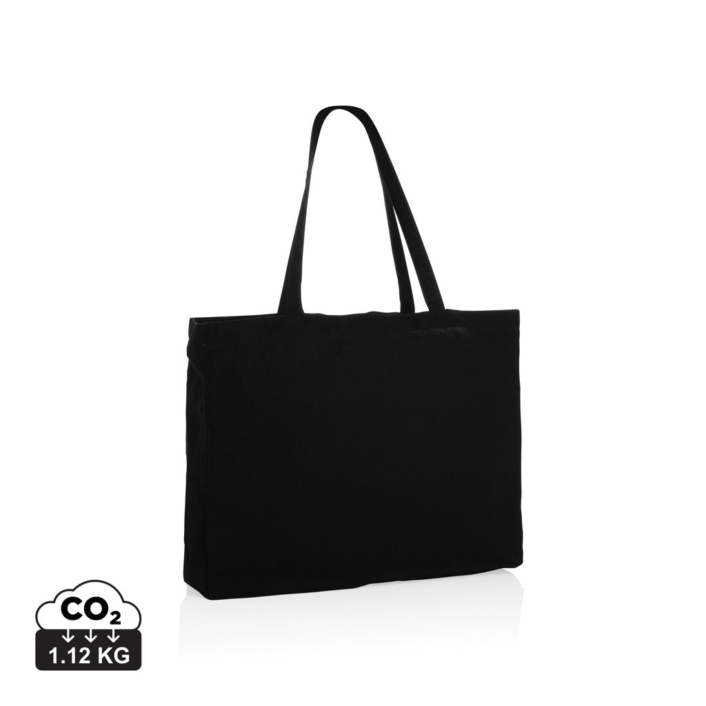 Impact AWARE™ recycelte Baumwoll-Shopper 145gr – schwarz
