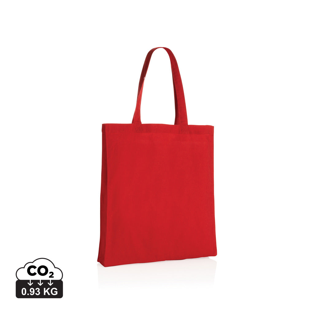Impact AWARE™ recycelte Baumwolltasche 145gr mit Boden – rot