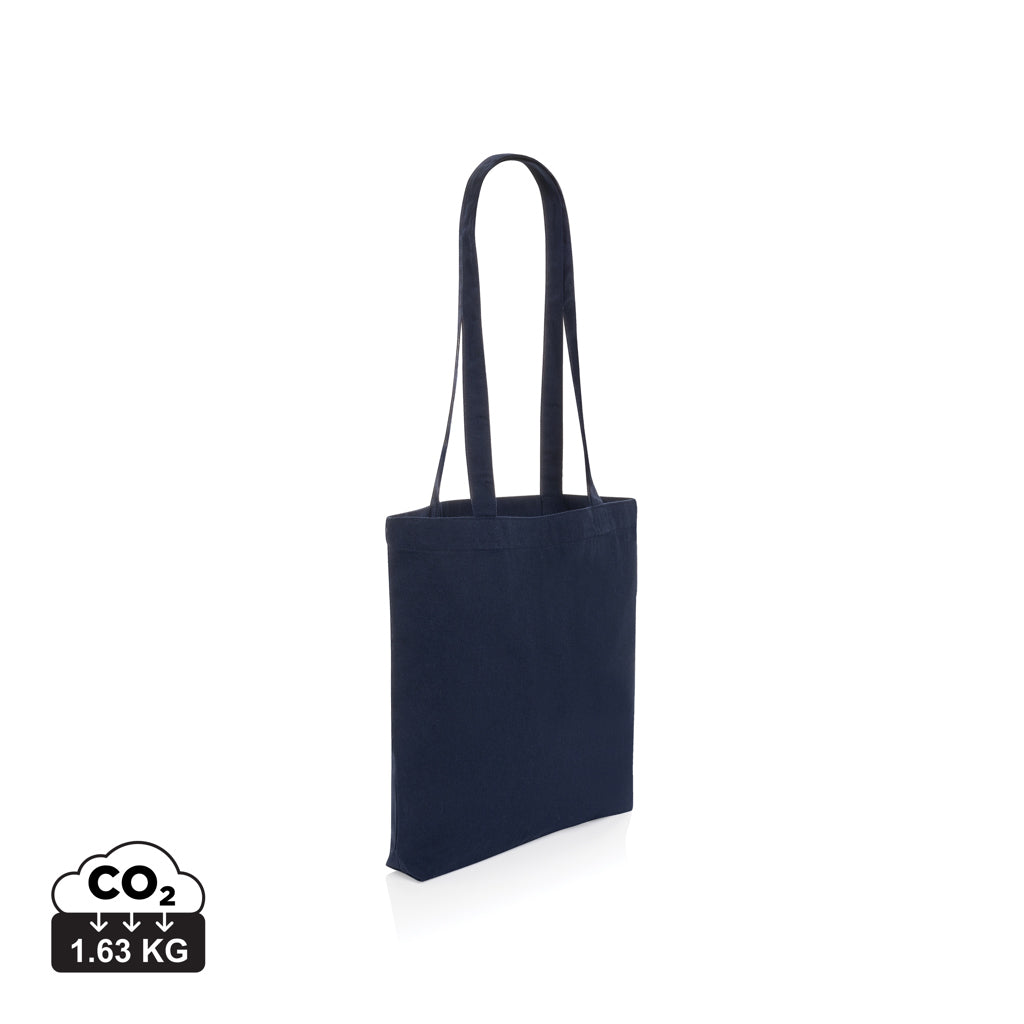 Impact Aware™ recycelte Baumwolltasche – navy blau