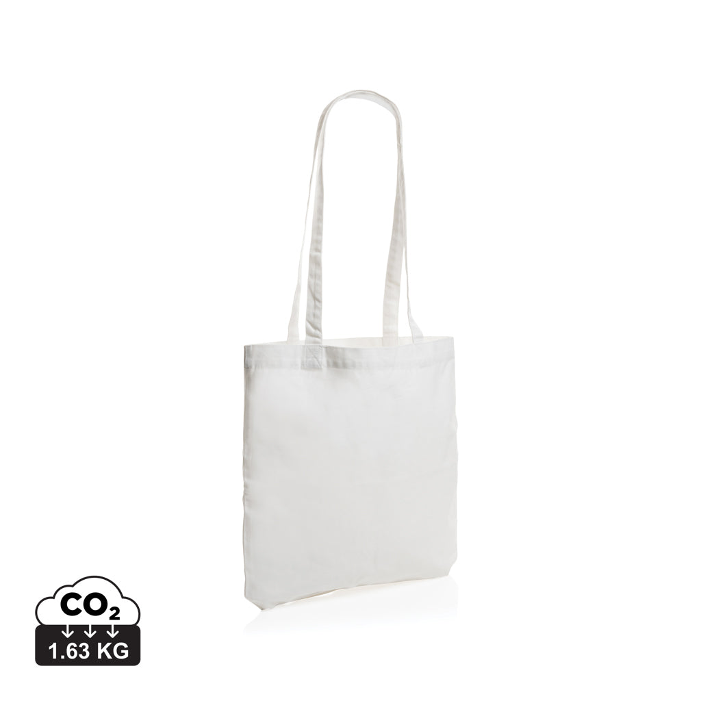 Impact Aware™ recycelte Baumwolltasche – weiß