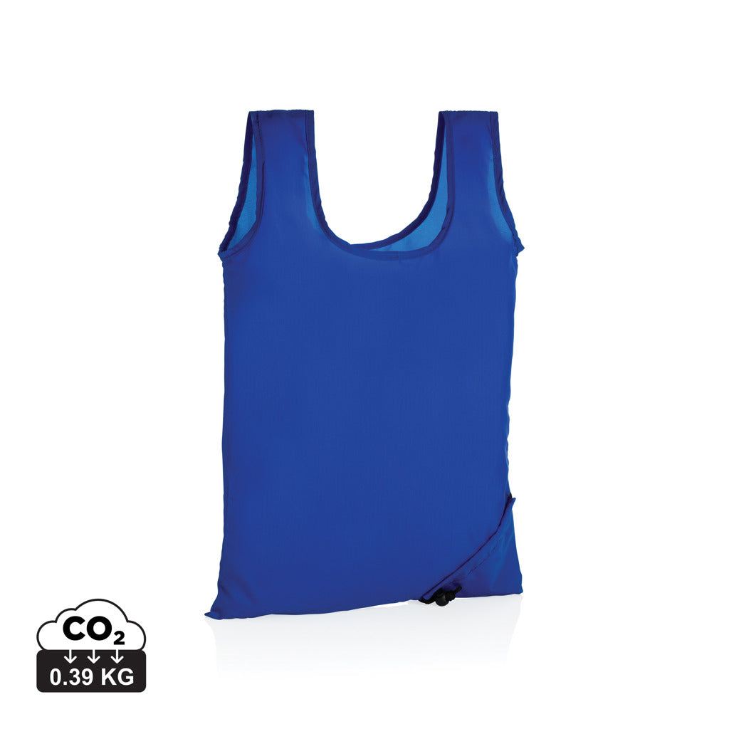 Impact AWARE™ RPET 190T faltbarer Shopper – blau