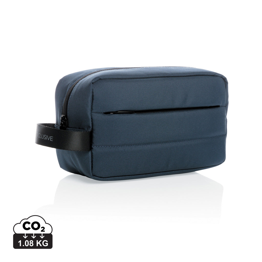 Impact AWARE™ RPET Kulturtasche – navy blau