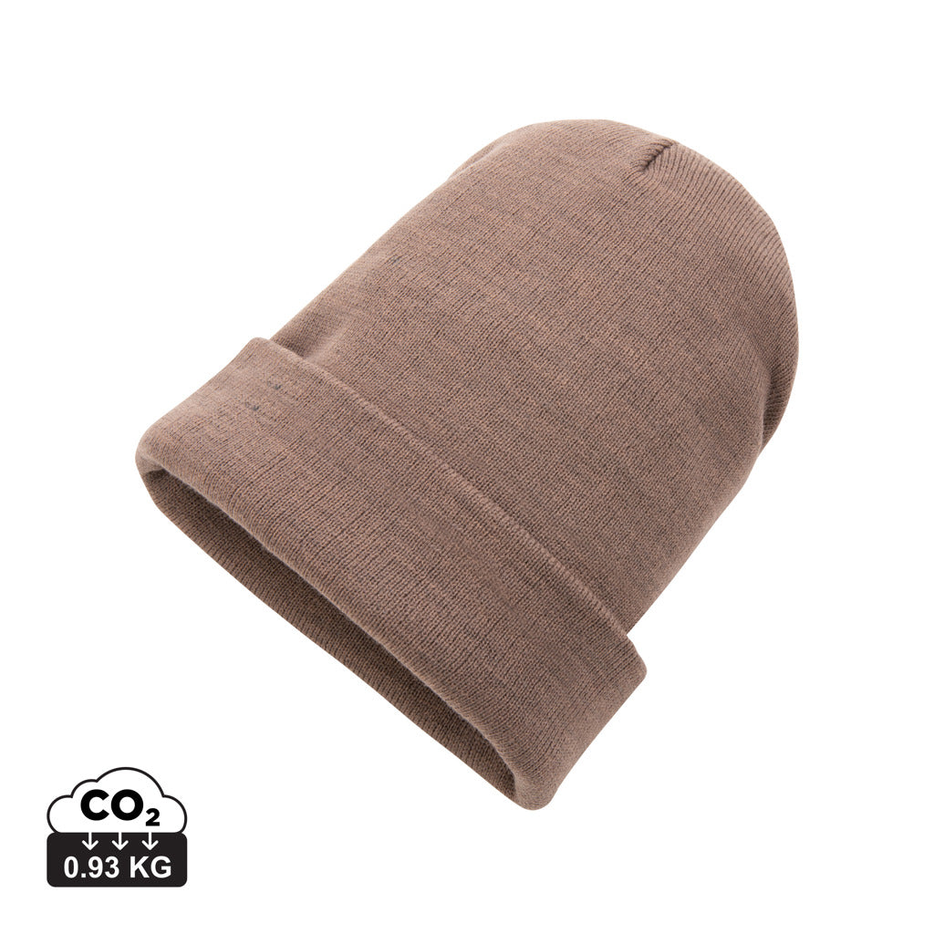 Impact Polylana® Beanie mit AWARE™ Tracer – braun