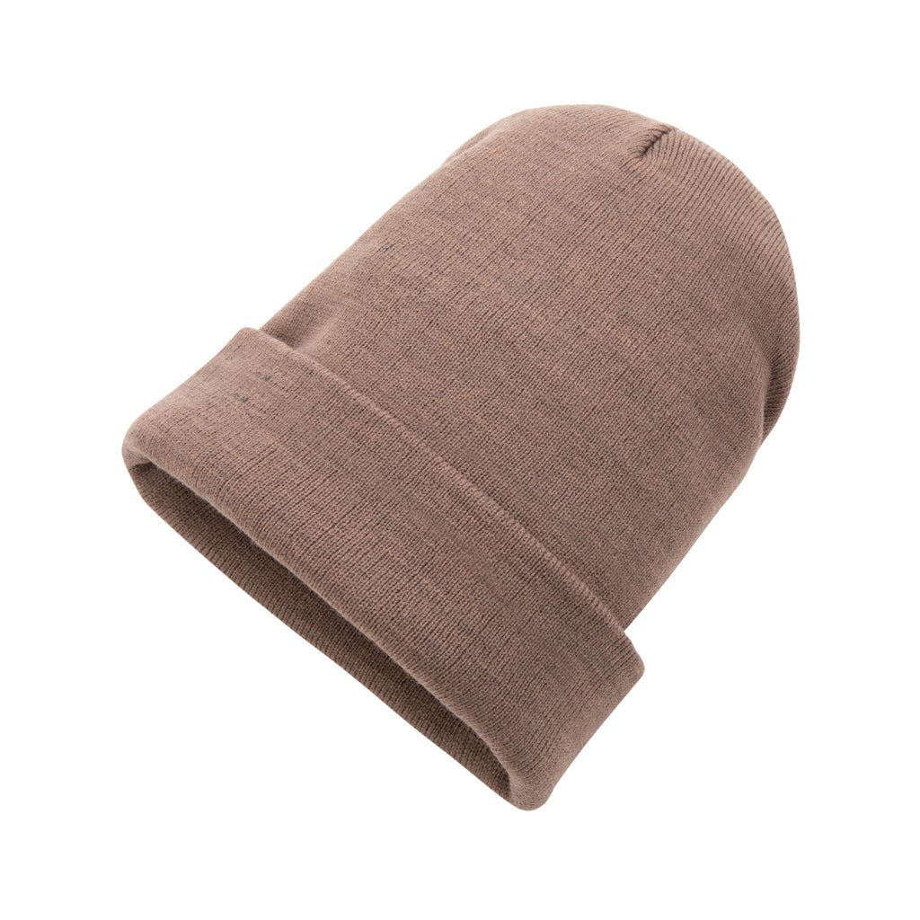 Impact Polylana® Beanie mit AWARE™ Tracer – braun