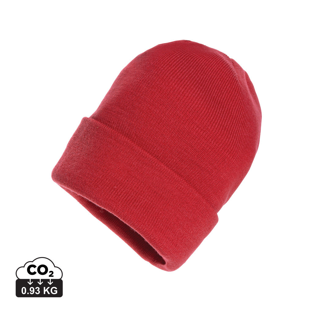 Impact Polylana® Beanie mit AWARE™ Tracer – luscious red