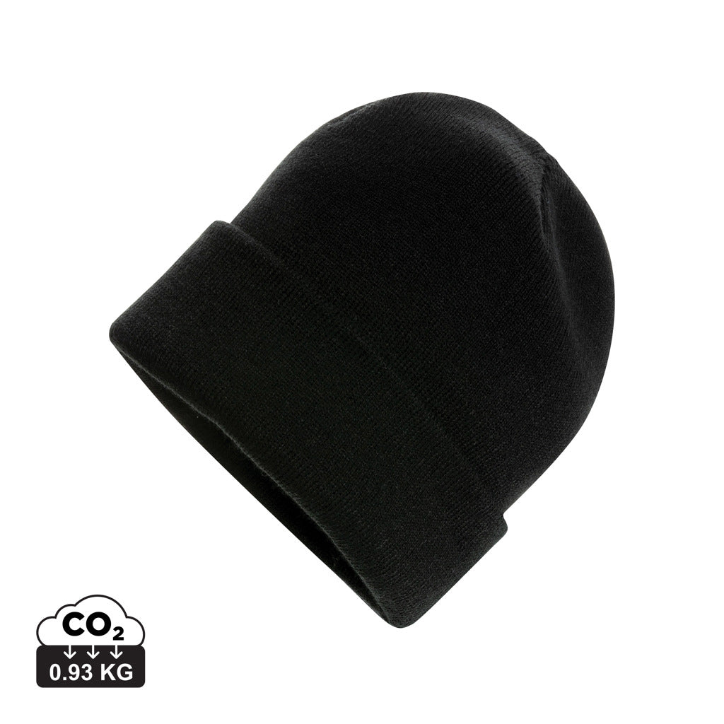 Impact Polylana® Beanie mit AWARE™ Tracer – schwarz