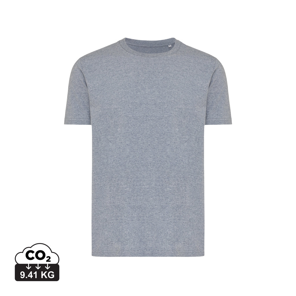 IQONIQ Brett T-Shirt aus recycelter Baumwolle – light heather navy