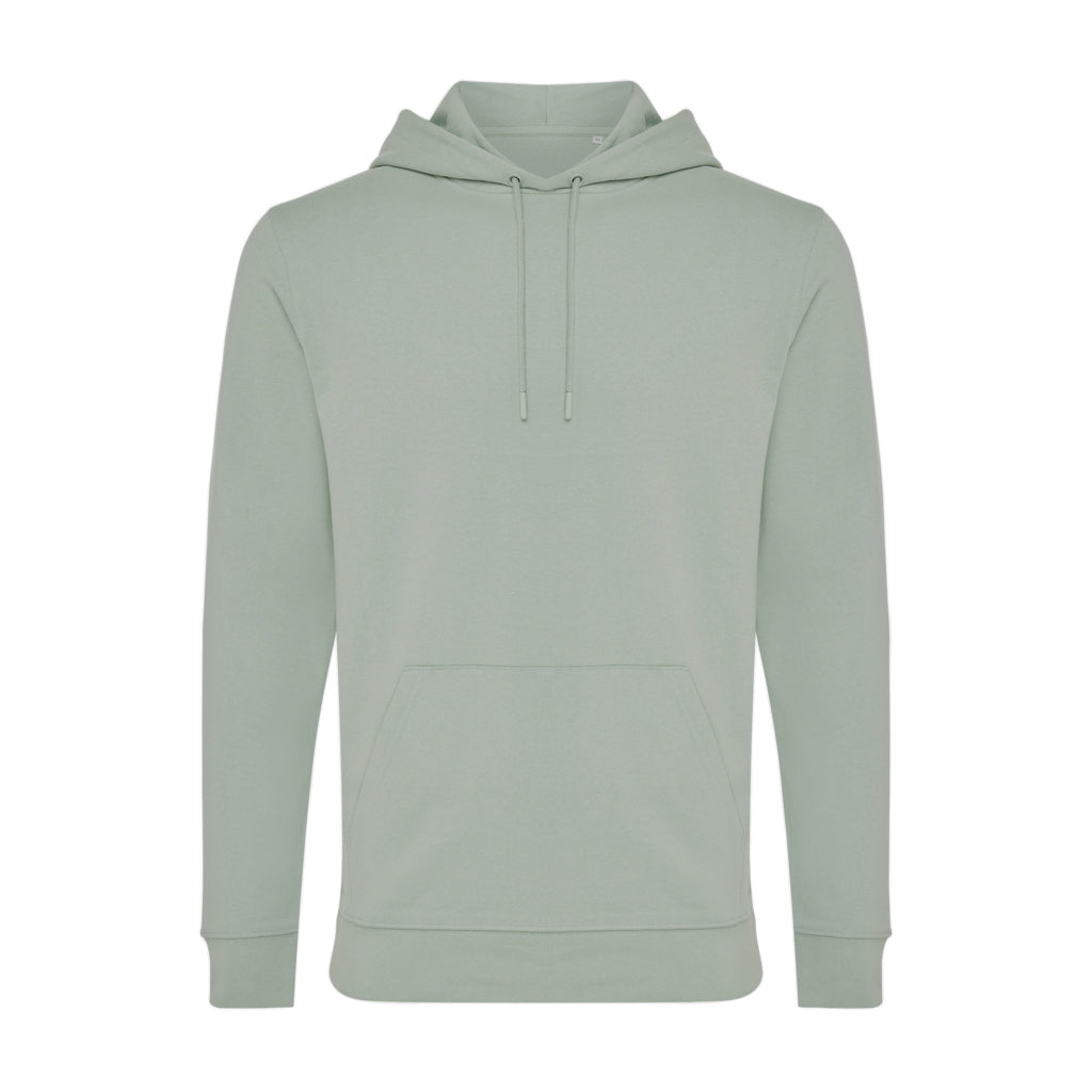 IQONIQ Jasper Hoodie aus recycelter Baumwolle – Iceberg green