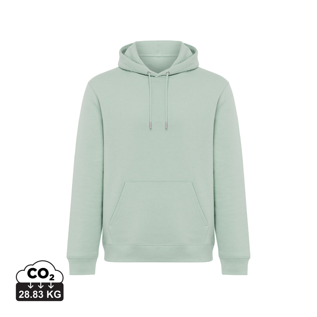 IQONIQ Joshua Hoodie aus recycelter Baumwolle – Iceberg green
