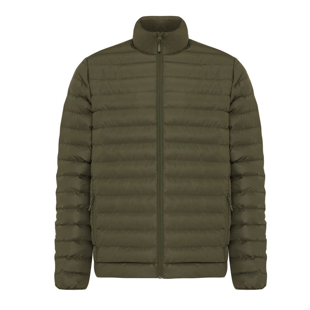 IQONIQ Maiko Herren Steppjacke aus recyceltem Polyester – khaki
