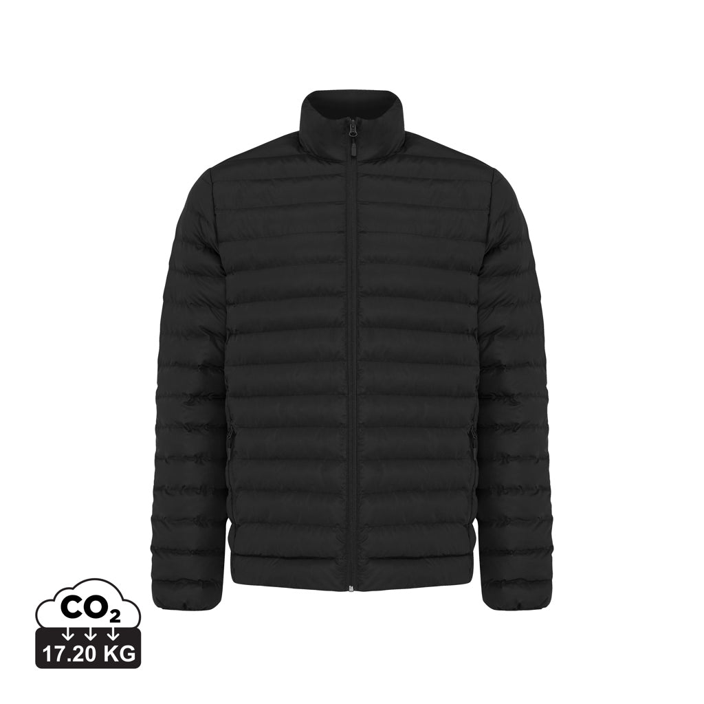 IQONIQ Maiko Herren Steppjacke aus recyceltem Polyester – schwarz