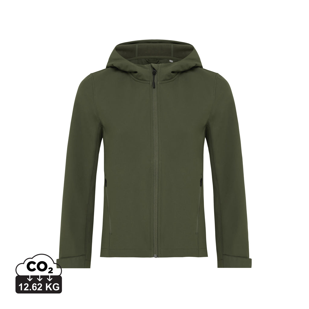 IQONIQ Makalu Damen Softshelljacke aus recyceltem Polyester – khaki