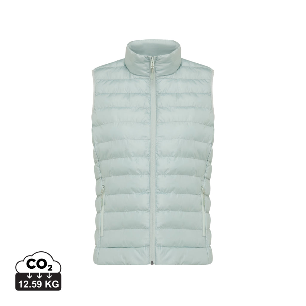 IQONIQ Meru Damen Bodywarmer aus recyceltem Polyester – Iceberg green