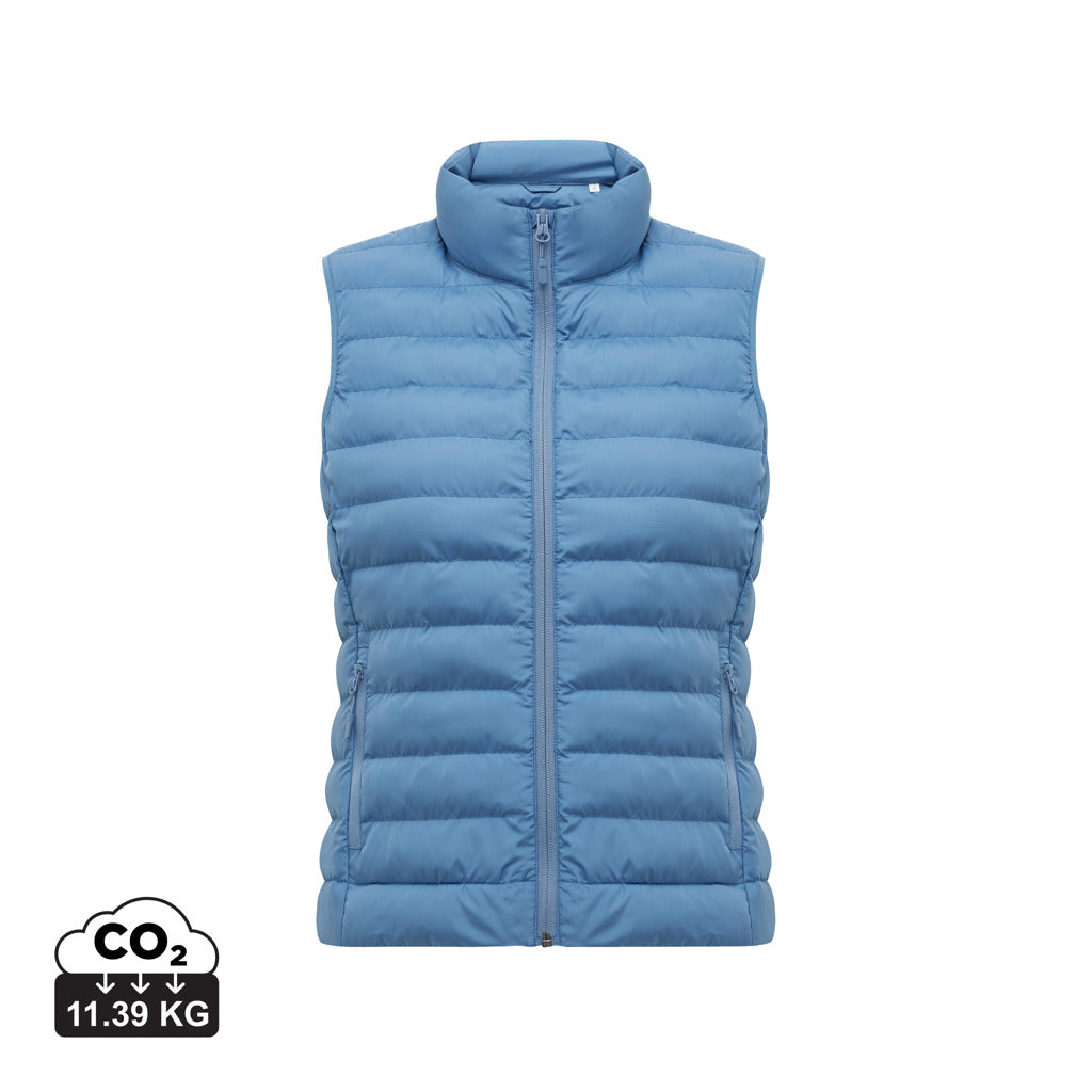 IQONIQ Meru Damen Bodywarmer aus recyceltem Polyester – moon blue