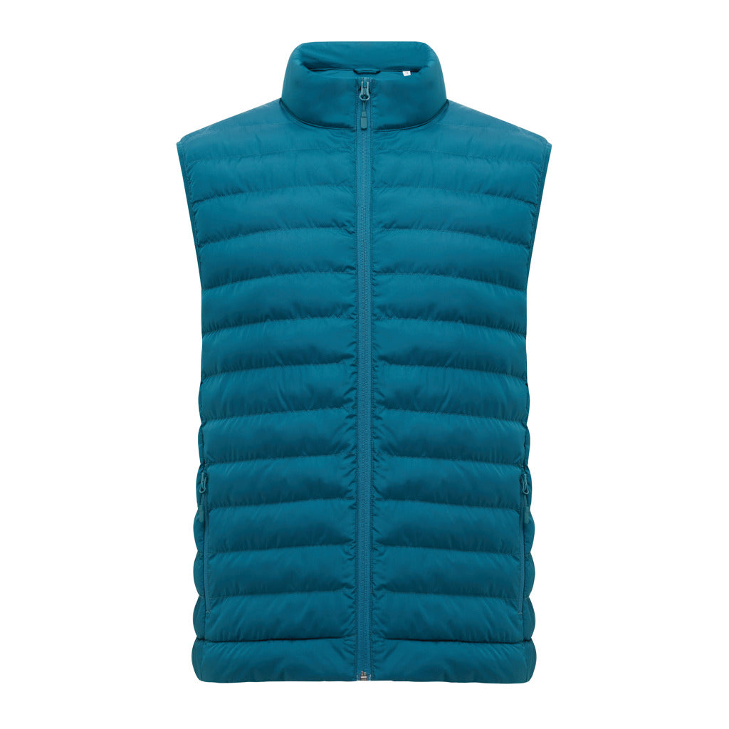 IQONIQ Meru Herren Bodywarmer aus recyceltem Polyester – dark teal