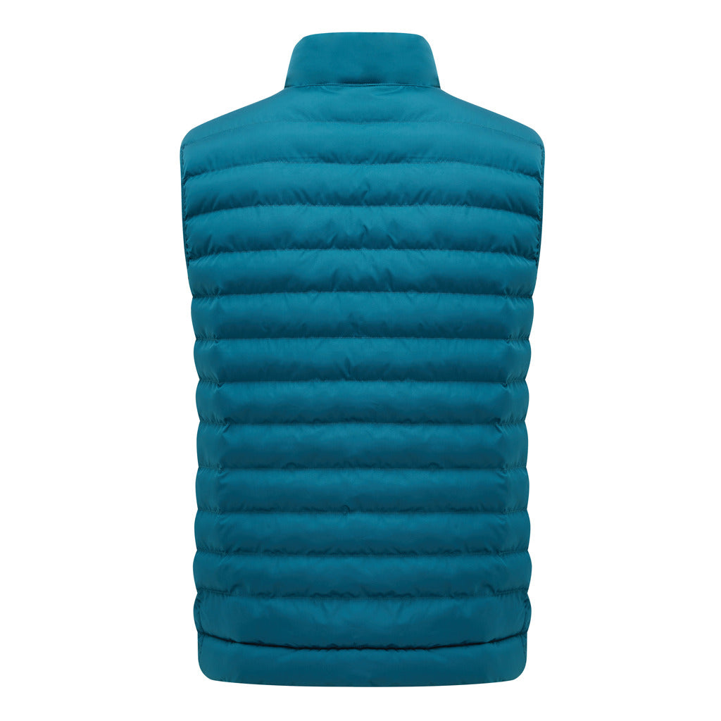 IQONIQ Meru Herren Bodywarmer aus recyceltem Polyester – dark teal