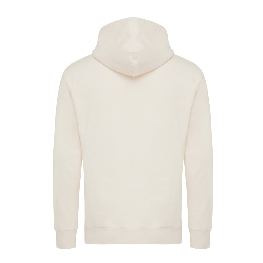 IQONIQ Rila Lightweight Hoodie aus recycelter Baumwolle – natural raw