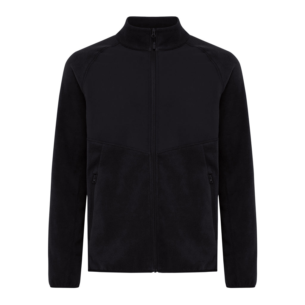 IQONIQ Talung Mikrofleece Jacke aus recyceltem Polyester – schwarz