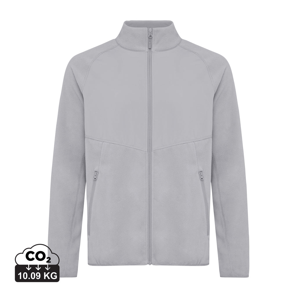 IQONIQ Talung Mikrofleece Jacke aus recyceltem Polyester – storm grey