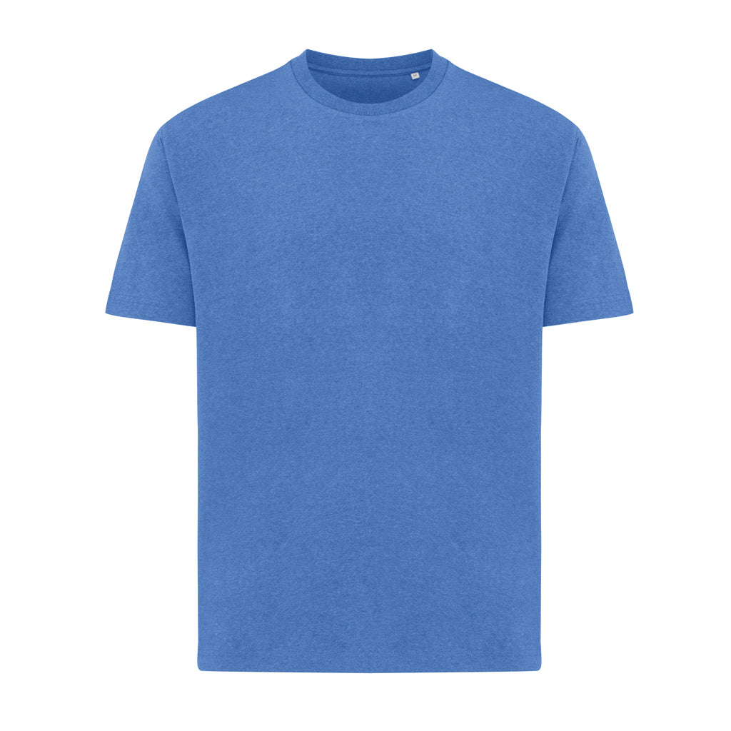 IQONIQ Teide T-Shirt aus recycelter Baumwolle – heather blue