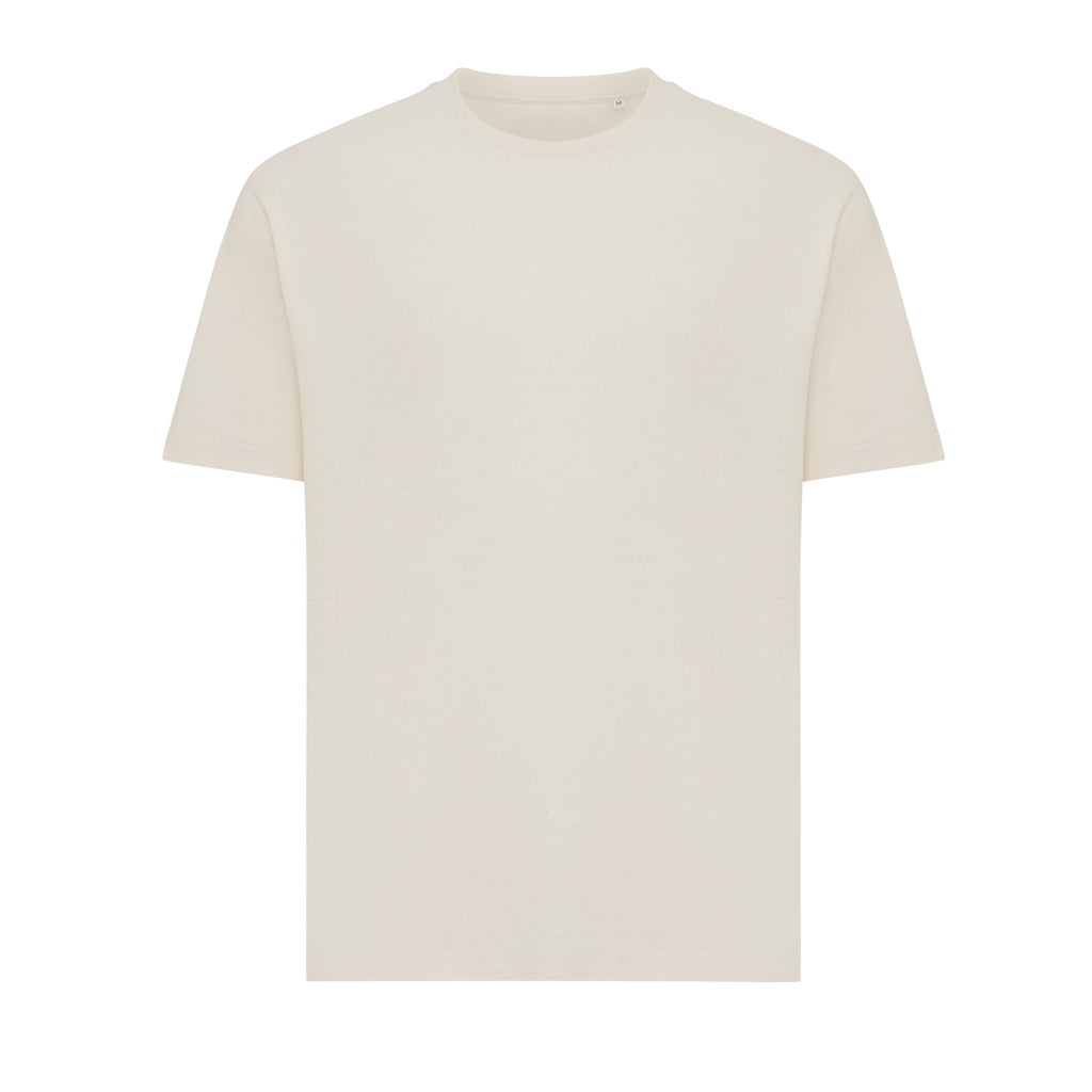 IQONIQ Teide T-Shirt aus recycelter Baumwolle – natural raw