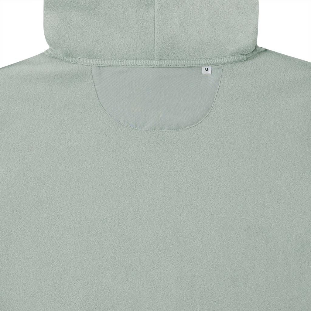 IQONIQ Trivor Mikrofleece-Kapuzen-Pulli aus recyc. Polyester – Iceberg green