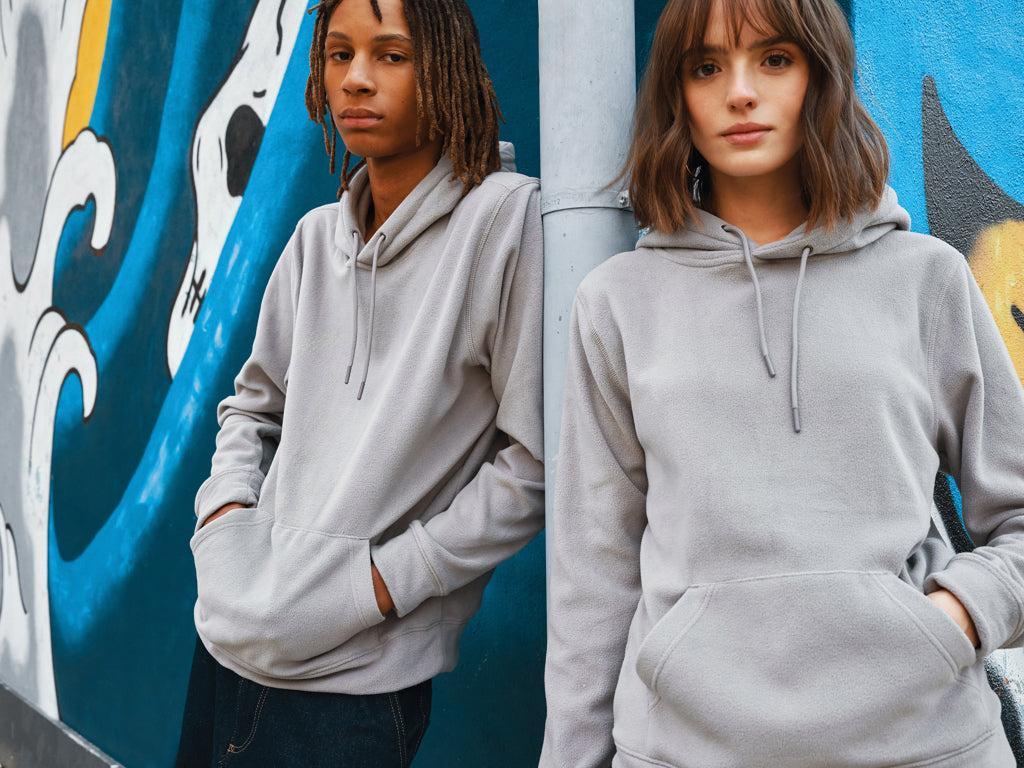 IQONIQ Trivor Mikrofleece-Kapuzen-Pulli aus recyc. Polyester