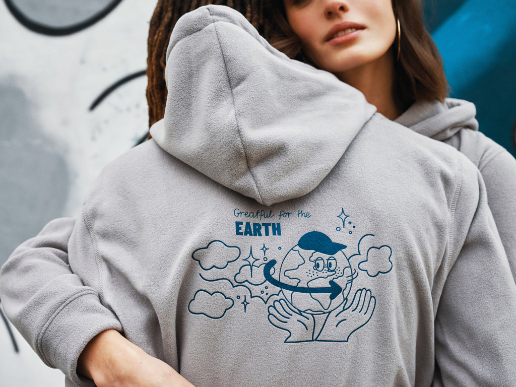 IQONIQ Trivor Mikrofleece-Kapuzen-Pulli aus recyc. Polyester