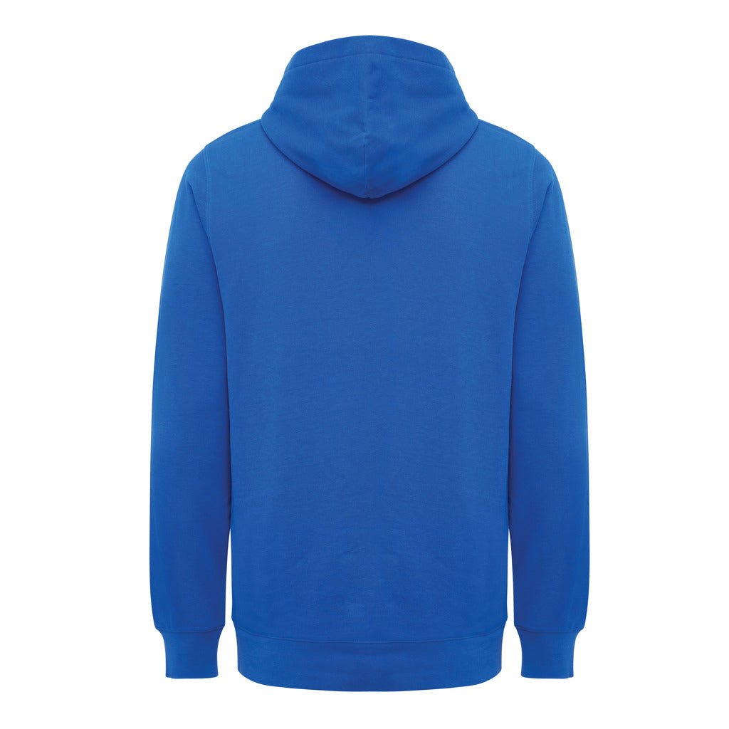 IQONIQ Yengo Hoodie mit Seitentaschen aus rec. Baumwolle – Königsblau