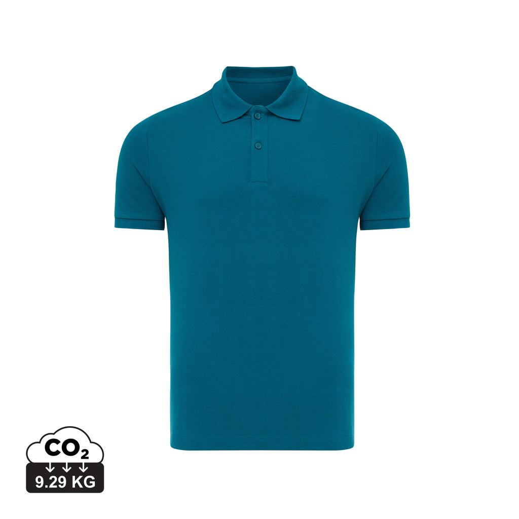 IQONIQ Yosemite Piqué-Poloshirt aus recycelter Baumwolle – dark teal