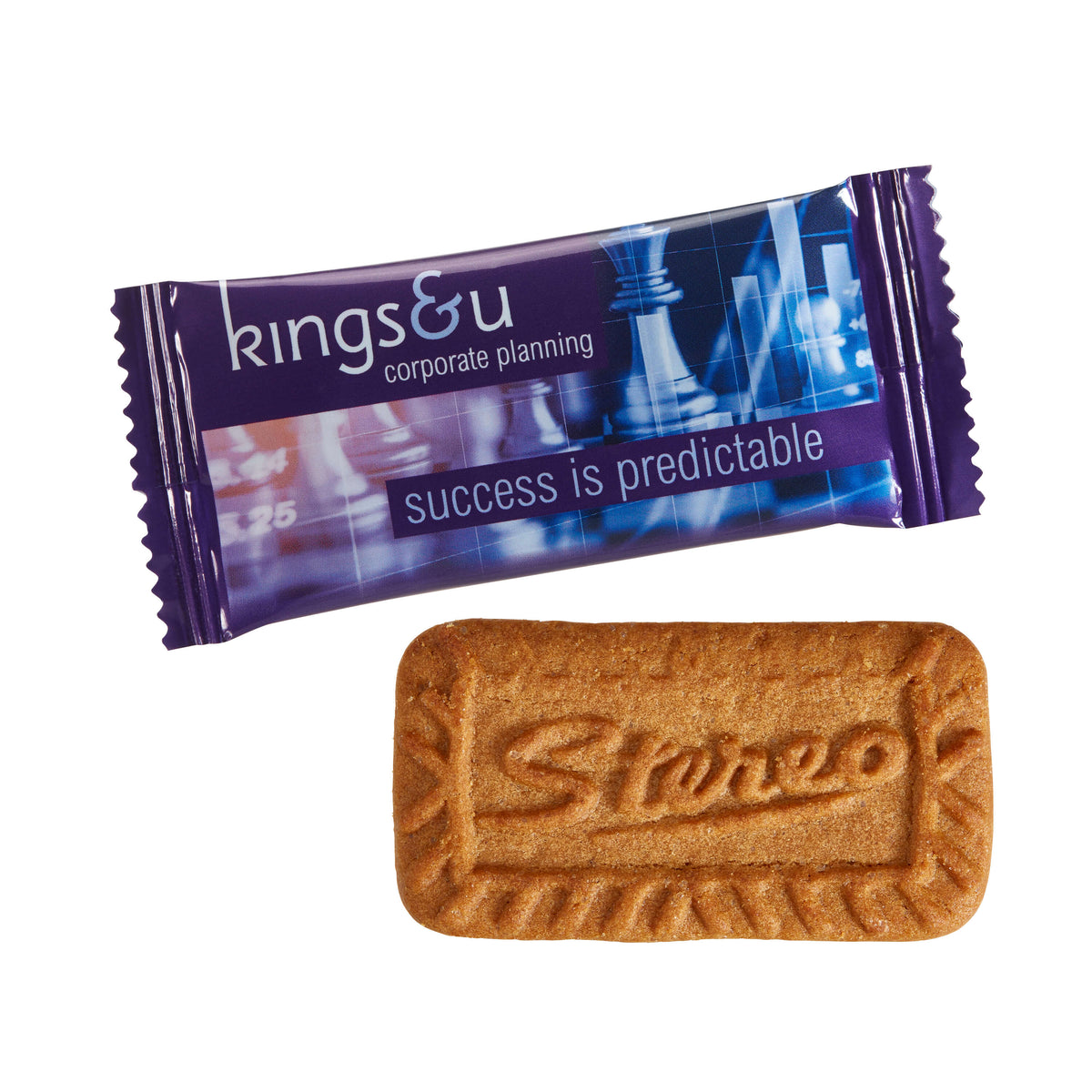Kaffee Keks Karamellgebäck einzeln im Werbetütchen, 6 g