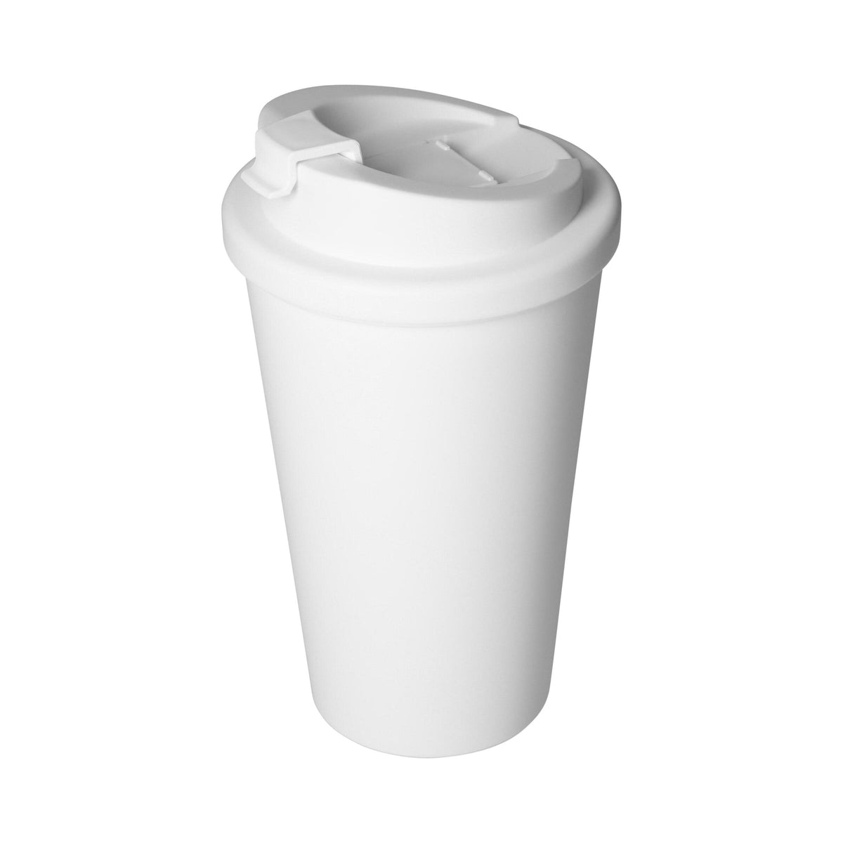 Kaffeebecher „Premium Deluxe“ – Weiß