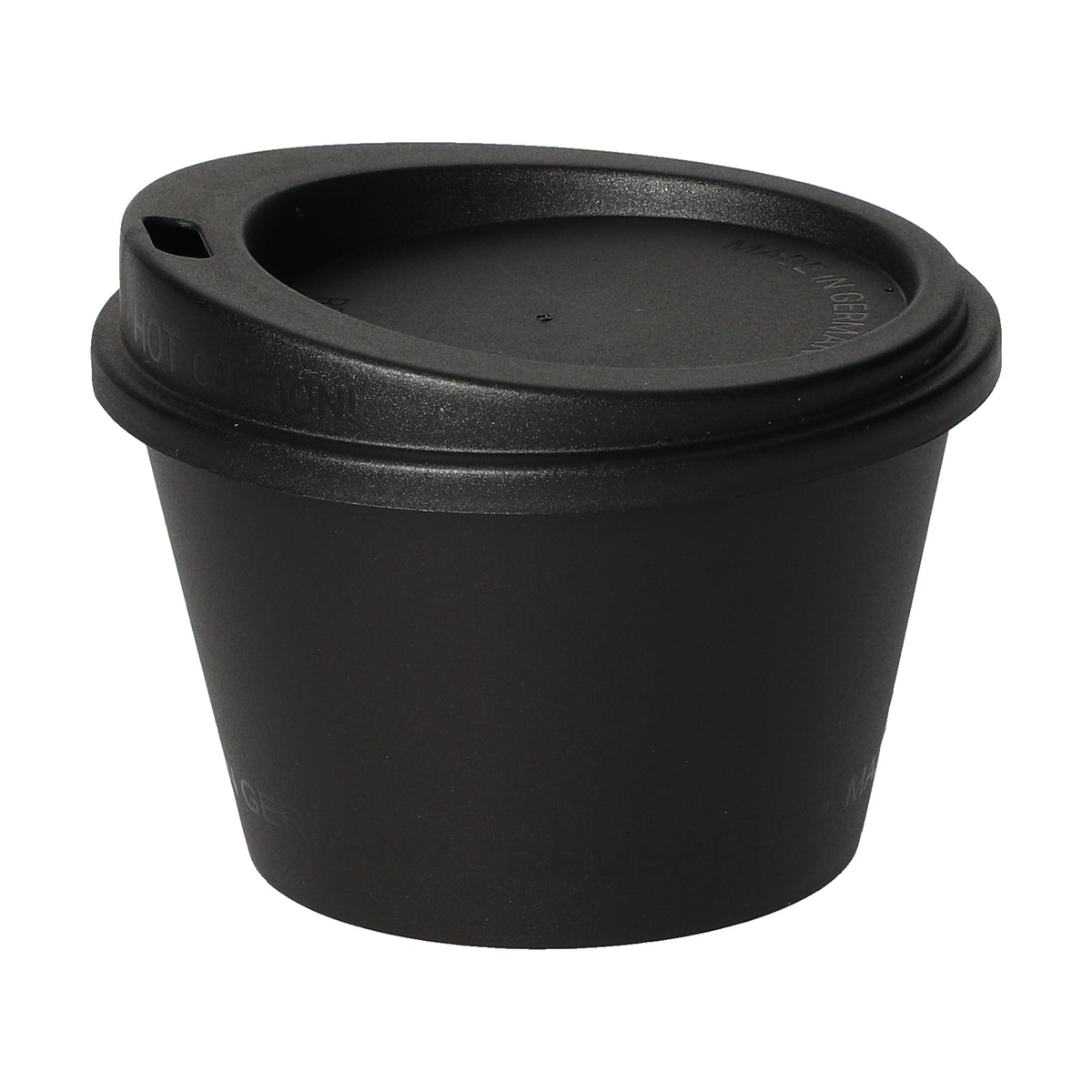 Kaffeebecher „ToGo“, 0,1 l – Schwarz