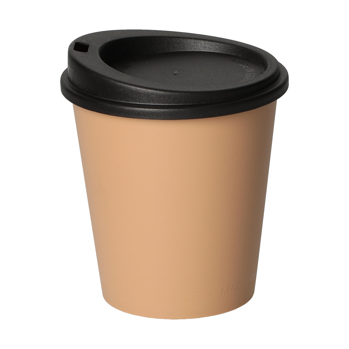 Kaffeebecher „ToGo“, 0,2 l – Beständiges braun / Schwarz