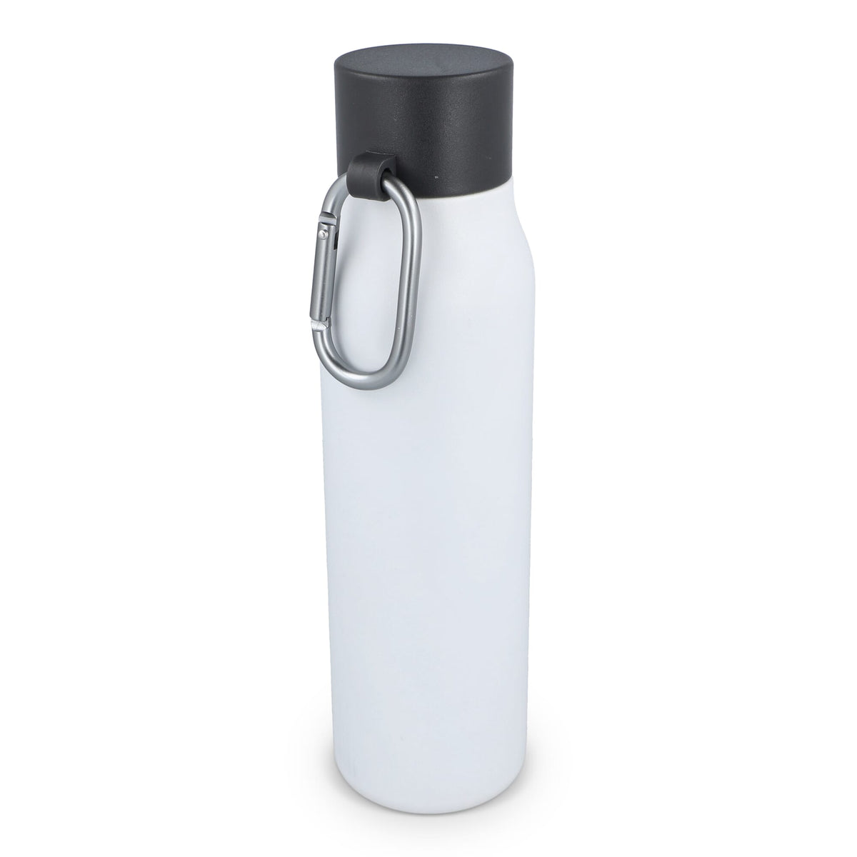 Karabiner mattierte Isolierflasche 600 ml