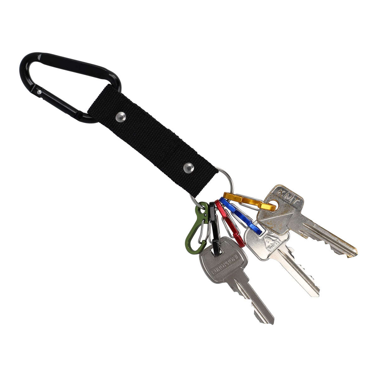 Karabiner-Schlüsselanhänger mit 5 Haken