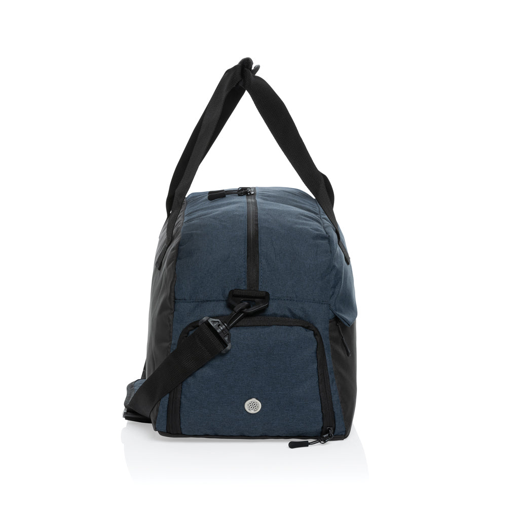 Kazu AWARE™ RPET Weekend-Duffel-Bag – blau